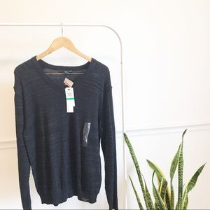🚌 Calvin Klein | Men’s Grey Black Sweater Crew L